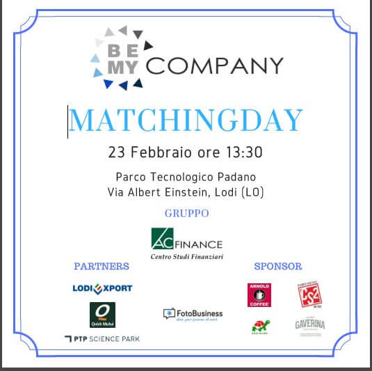 MATCHING DAY: 23 Febbraio 2018