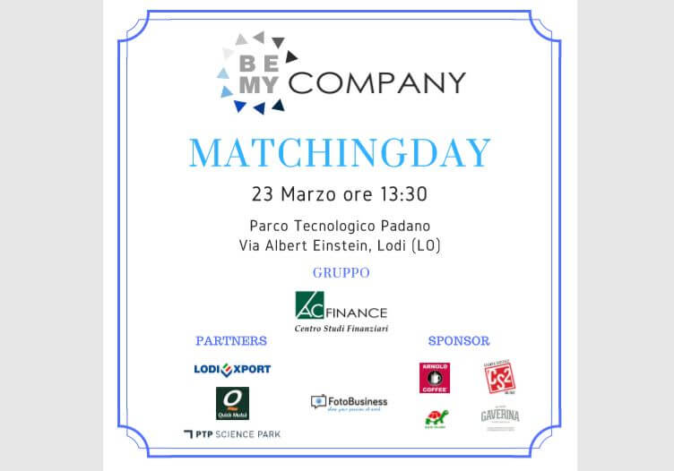 MATCHING DAY: 23 marzo 2018