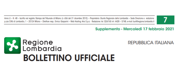Regione Lombardia. Bollettino Ufficiale. Supplemento. Mercoledì 17 Febbraio 2021