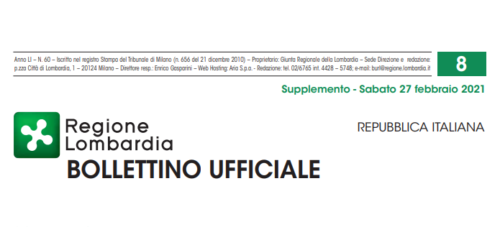 Regione Lombardia. Bollettino Ufficiale. Supplemento Sabato 28 Febbraio 2021