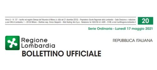 Regione Lombardia. Bollettino Ufficiale. Lunedì 17 Maggio 2021