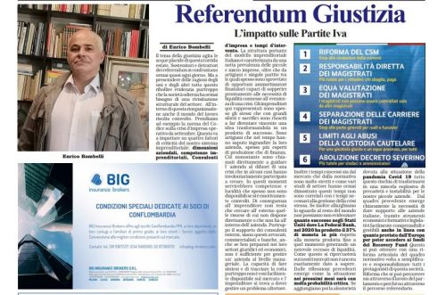 Referendum Giustizia. L’impatto sulle Partite Iva