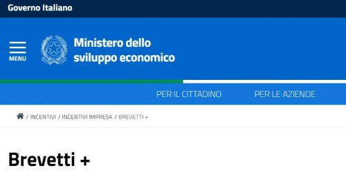 Brevetti + 2021 Contributi a fondo perduto.