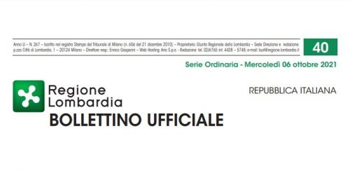 Regione Lombardia. Bollettino Ufficiale. Mercoledì 06 Ottobre 2021