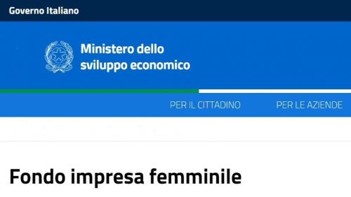 Fondo impresa femminile