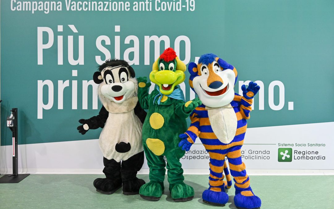 In Fiera a Milano vaccini ai bimbi fra clown, mascotte e cartoni animati – Lombardia Notizie Online – www.lombardianotizie.online