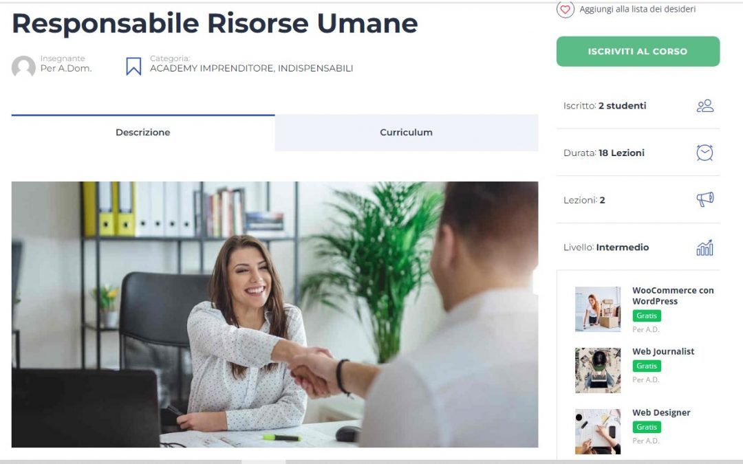 Conflombardia Academy Imprenditore: Responsabile Risorse Umane