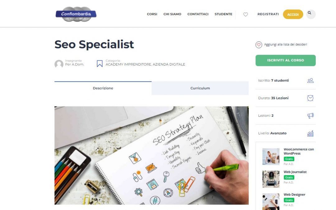 Conflombardia Academy Imprenditore: Seo Specialist