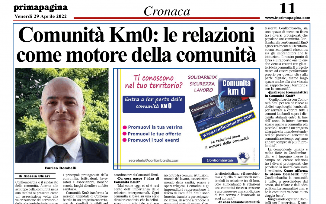 Comunità Km0: le relazioni come motore della comunità