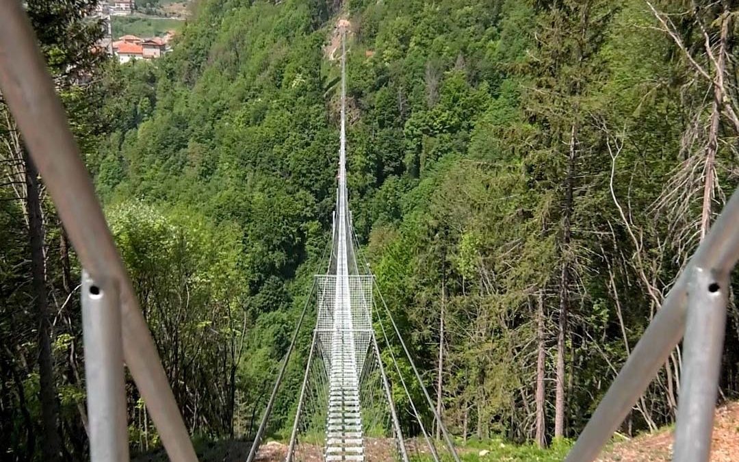 Il ponte tibetano più lungo al mondo inaugurato a Dossena – www.lombardianotizie.online