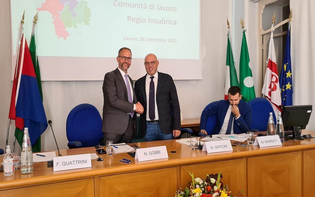 Regio Insubrica, alla Lombardia la presidenza della Comunità di lavoro – www.lombardianotizie.online