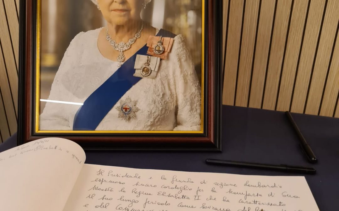 Regina Elisabetta II, firmato registro condoglianze al Consolato Britannico – www.lombardianotizie.online