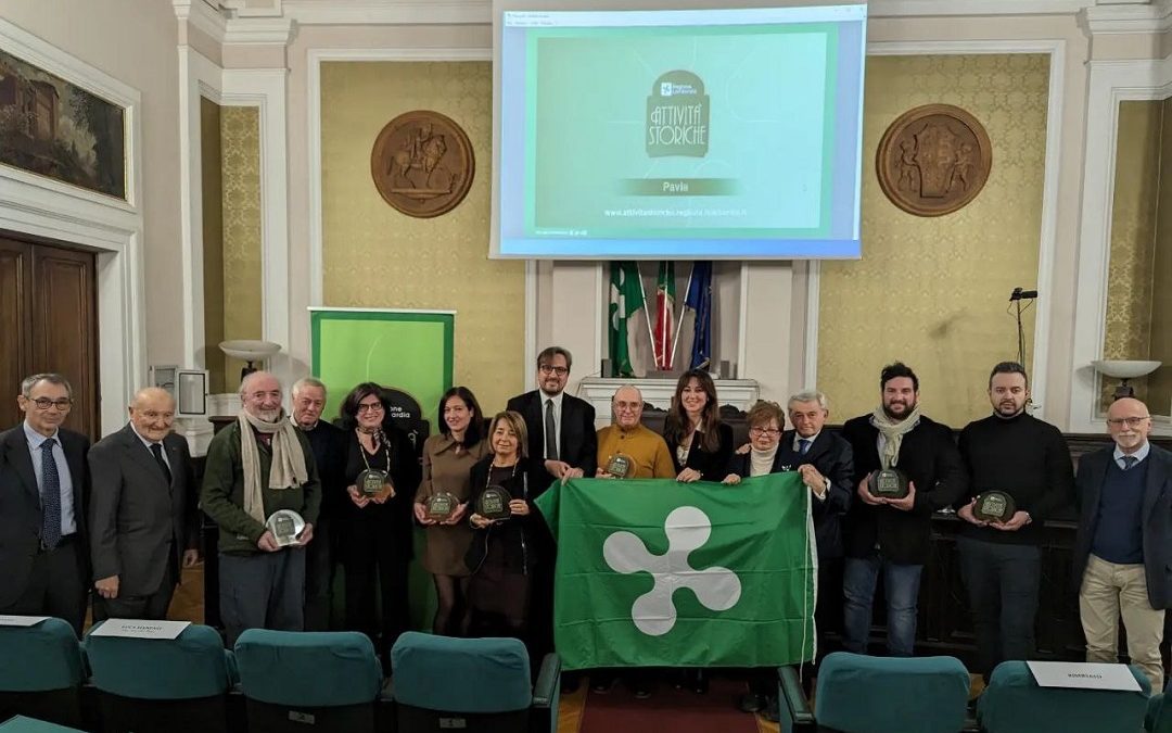 Premiazione attività storiche riconosciute da Regione Lombardia a Pavia – www.lombardianotizie.online