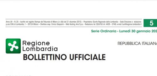 Bollettino Ufficiale di Regione Lombardia Lunedì 30 Gennaio 2023.