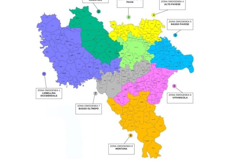 La provincia di Pavia