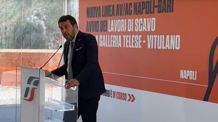 Ferrovie, il ministro Salvini a Telese – www.mit.gov.it