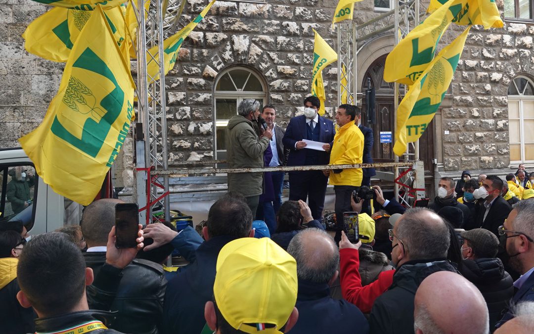 Agricoltura, il Presidente Solinas alla manifestazione di Coldiretti: “Per il rilancio del settore taglio della burocrazia e un tavolo per l’accordo di filiera” – www.regione.sardegna.it