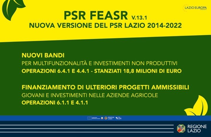 La Commissione europea approva la nuova versione del PSR Lazio 2014-2022 – www.lazioeuropa.it