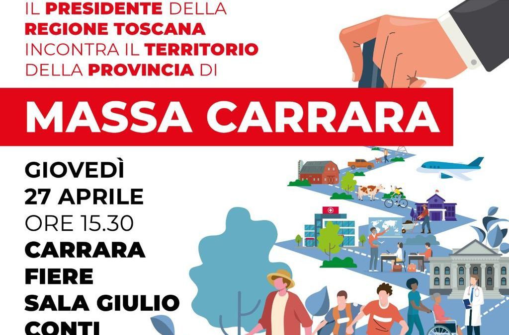 Metà mandato, giovedì 27 aprile Giani a Carrara incontra il territorio  
						 – www.toscana-notizie.it