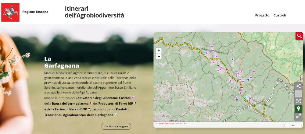 A spasso per la Garfagnana dell’agrobiodiversità: arriva l’itinerario virtuale dei prodotti 
						 – www.toscana-notizie.it
