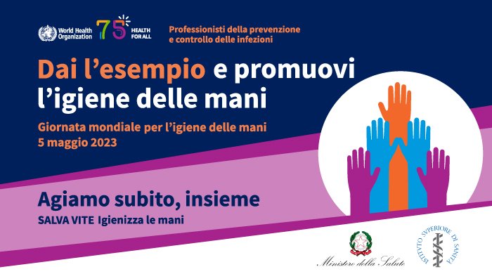 5 maggio 2023, Giornata Mondiale per l’igiene delle mani – www.salute.gov.it
