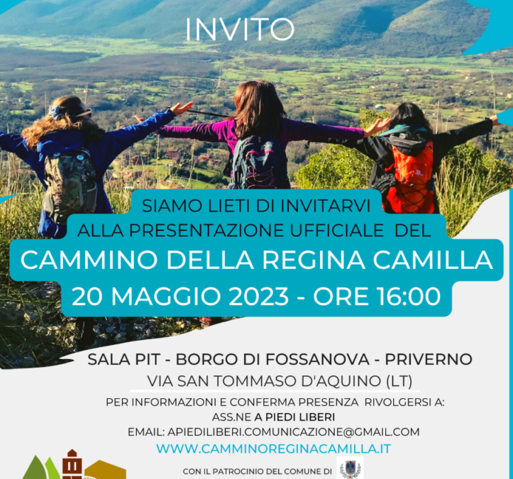 Nasce il Cammino della Regina Camilla di 185 Km – VisitLazio – www.visitlazio.com