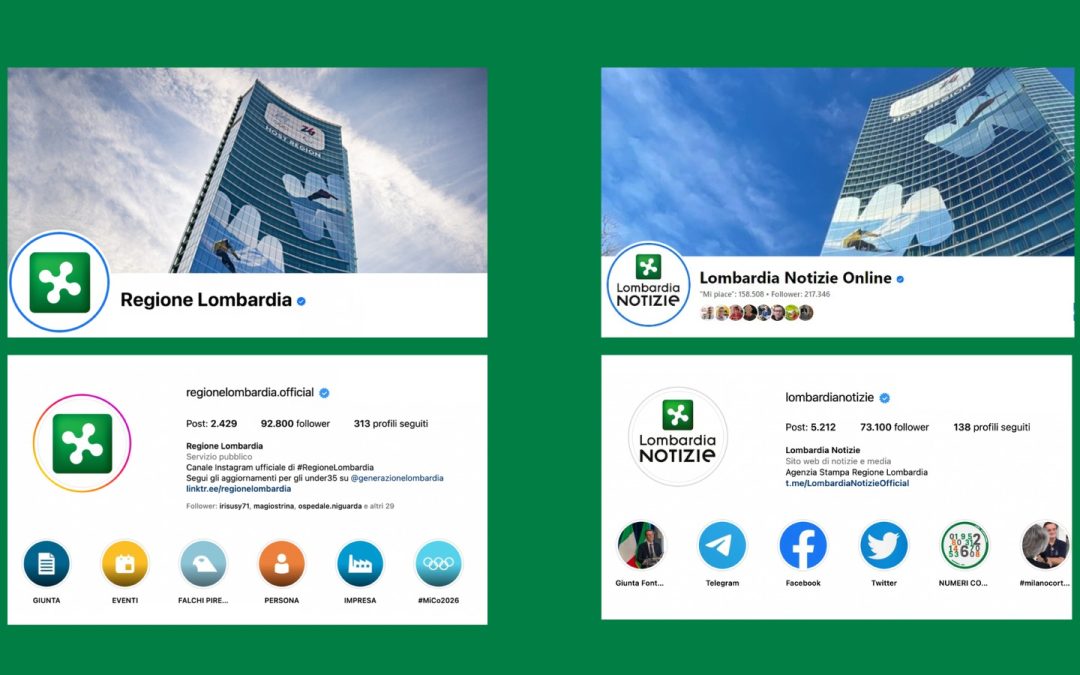 Lombardia miglior regione per la comunicazione social – www.lombardianotizie.online