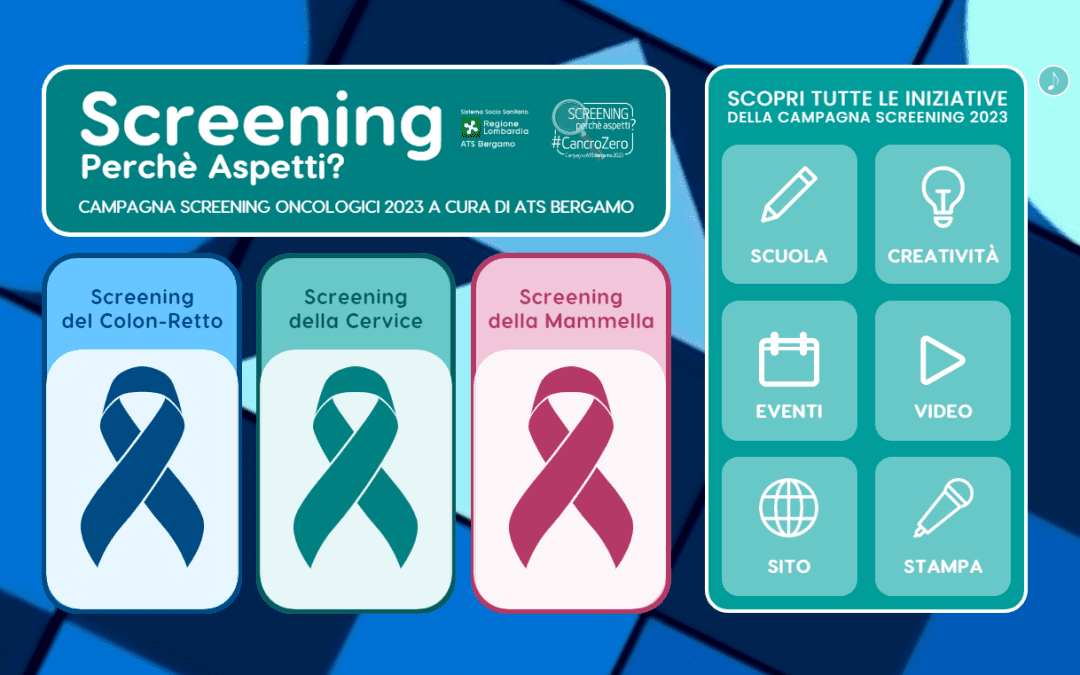 Prevenzione, al via campagna ATS Bergamo per promuovere gli screening – www.lombardianotizie.online