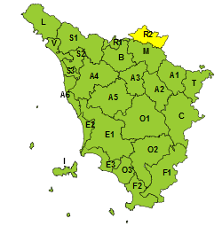Prorogata allerta meteo per la Romagna Toscana 
						 – www.toscana-notizie.it