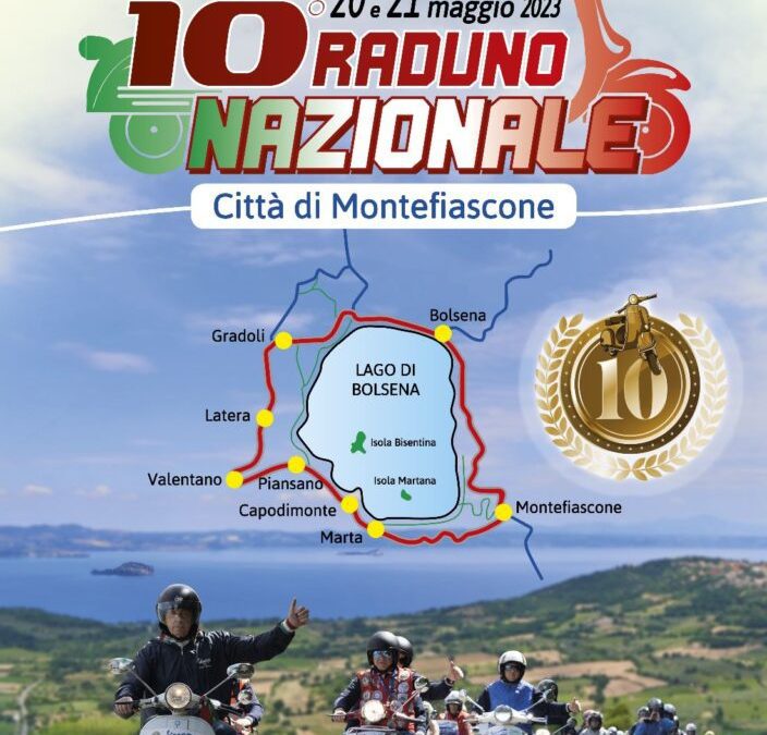 Raduno nazionale della Vespa a Montefiascone – VisitLazio – www.visitlazio.com