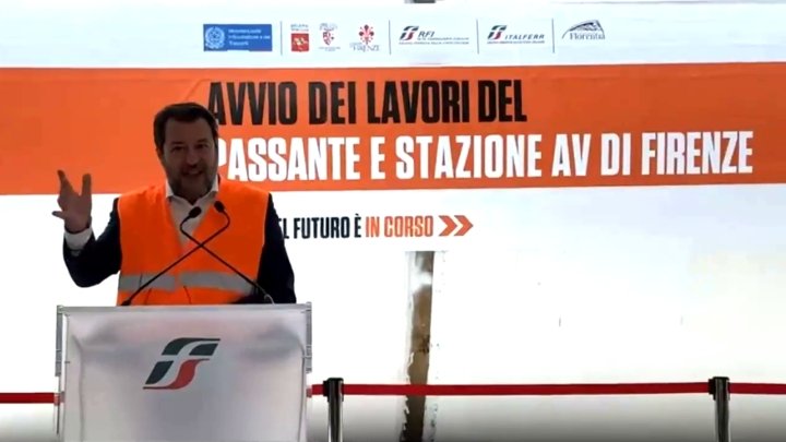 Ferrovie: il ministro Salvini a Firenze per avvio lavori stazione Av e passante ferroviario – www.mit.gov.it