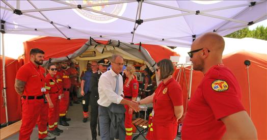 Esercitazione internazionale di Protezione civile 'Modex Arcevia 2023', oggi la visita delle autorità – www.regione.marche.it