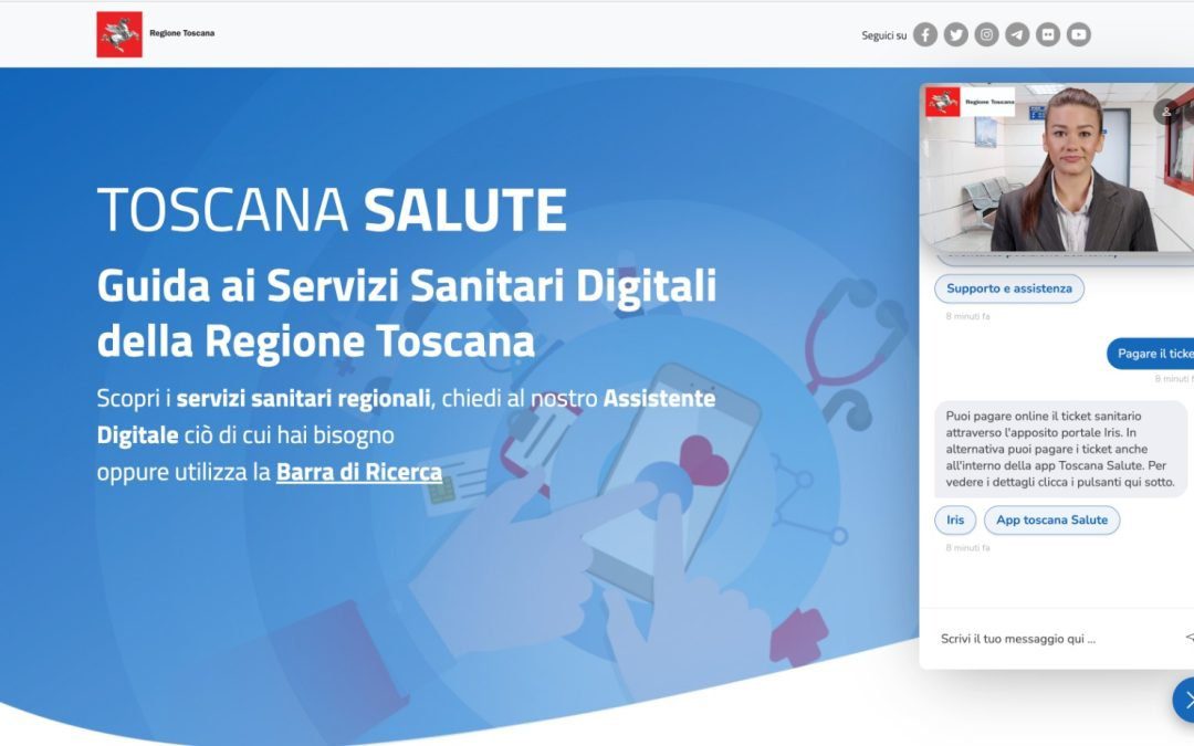 On line salute.toscana.it: portale unico e intelligenza artificiale per la sanità digitale 
						 – www.toscana-notizie.it