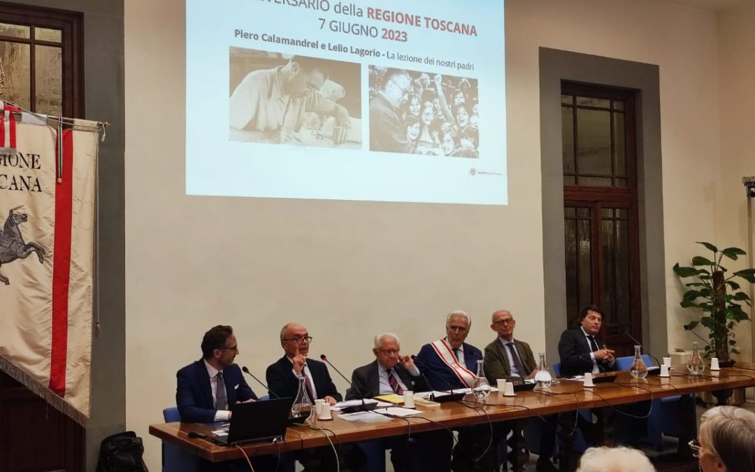 Anniversario Regione, la ‘Lezione’ di Calamandrei e Lagorio. Presto un volume nella “Biblioteca dell’Identità toscana” 
						 – www.toscana-notizie.it