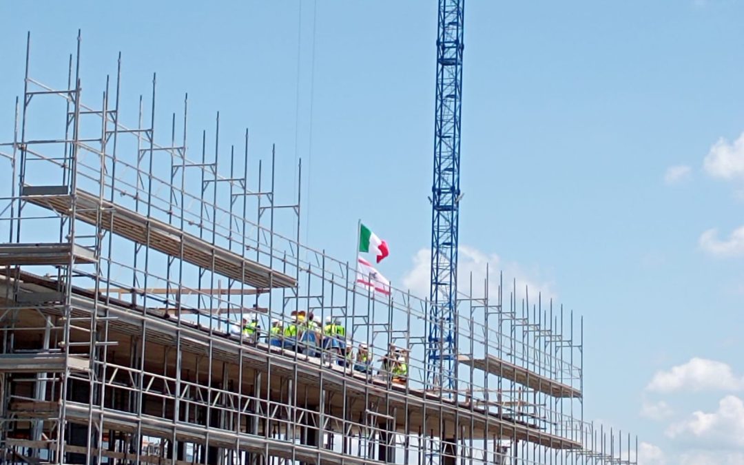Ultimato il solaio di uno degli edifici del Nuovo Santa Chiara a Cisanello 
						 – www.toscana-notizie.it