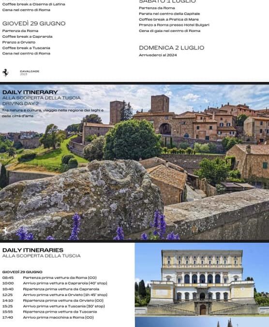 Gran spettacolo Ferrari Cavalcade. Ecco dove – VisitLazio – www.visitlazio.com
