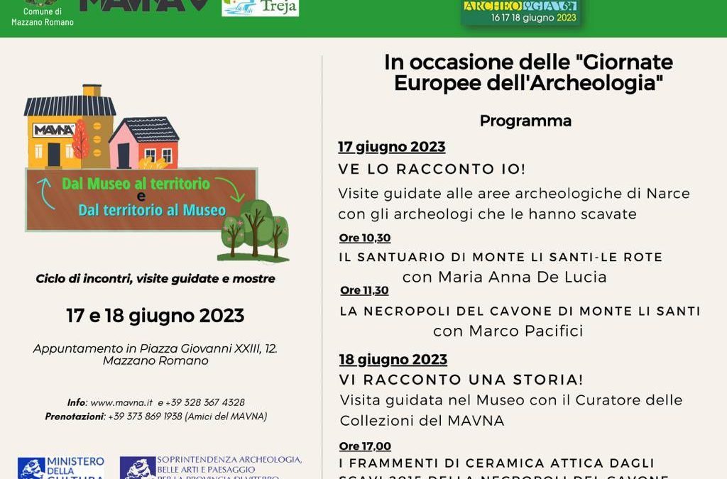 Giornate Europee Archeologia, visite a Narce – VisitLazio – www.visitlazio.com