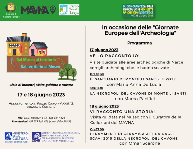 Giornate Europee Archeologia, visite ed eventi – VisitLazio – www.visitlazio.com