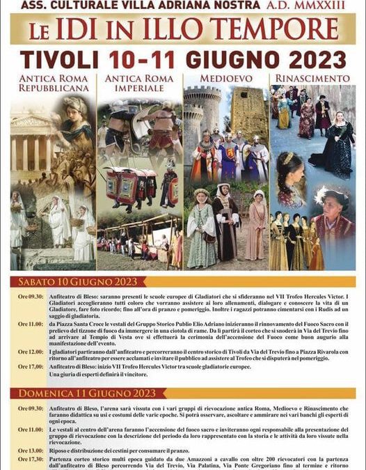 A Tivoli vanno in scena Le Idi in Illo Tempore – News –VisitLazio – www.visitlazio.com