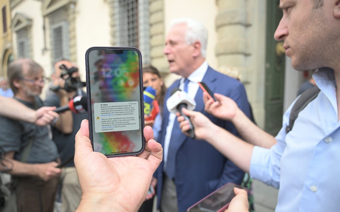 IT-Alert, successo per il test di messaggistica di Protezione civile 
						 – www.toscana-notizie.it