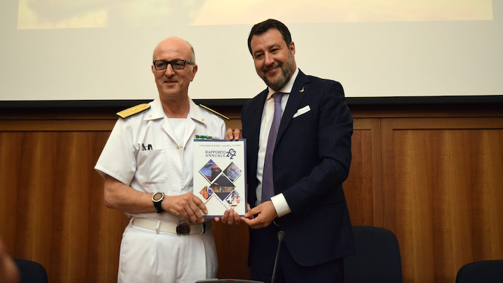 Guardia Costiera: il ministro Salvini alla presentazione del Rapporto annuale 2022 – www.mit.gov.it