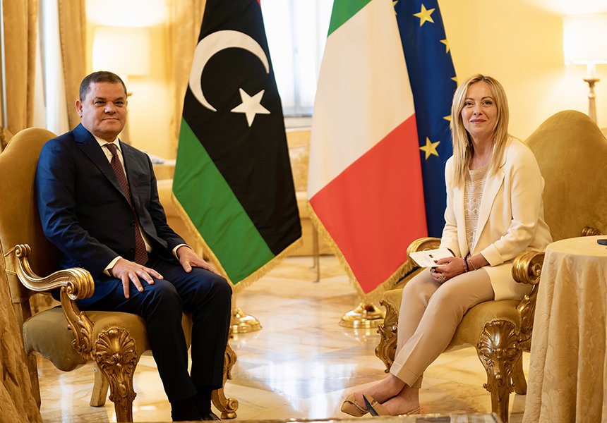 Il Presidente Meloni incontra il Primo Ministro del Governo di Unità Nazionale libico – www.governo.it