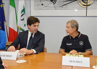 Il ministro della Protezione civile Musumeci in sopralluogo nelle Marche con il presidente Acquaroli – www.regione.marche.it