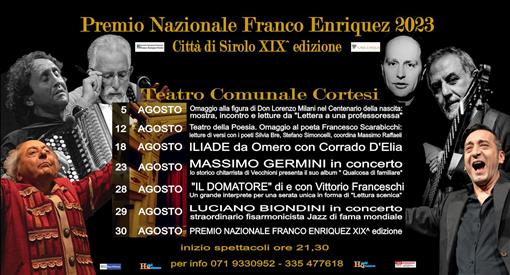 La XIX edizione del Premio Franco Enriquez – Città di Sirolo – www.regione.marche.it