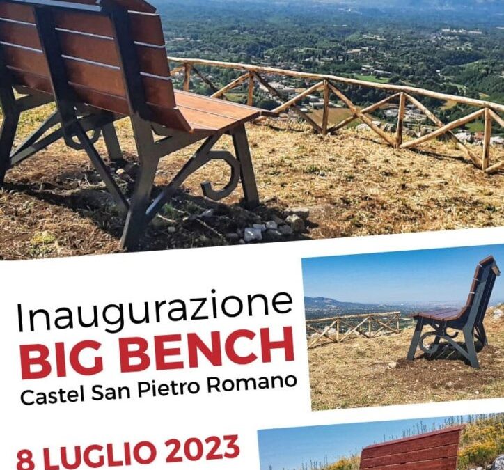 Castel San Pietro inaugura la sua Big Bench – VisitLazio – www.visitlazio.com
