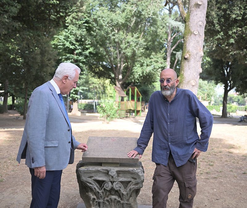 Giani al ventennale del Giardino Caponnetto a Firenze 
						 – www.toscana-notizie.it