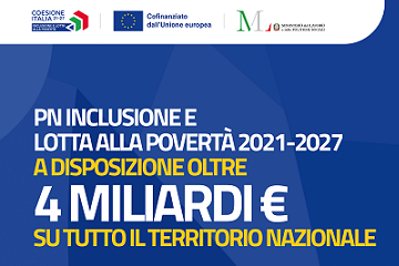Online il sito del PN Inclusione e Lotta alla Povertà 2021-2027 – www.lavoro.gov.it
