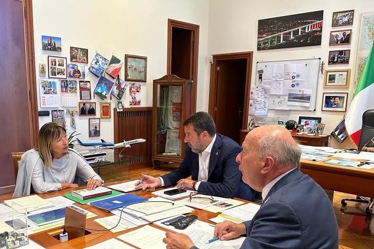 Infrastrutture umbre, Presidente Tesei e assessore Melasecche incontrano a Roma vicepremier Salvini – www.regione.umbria.it