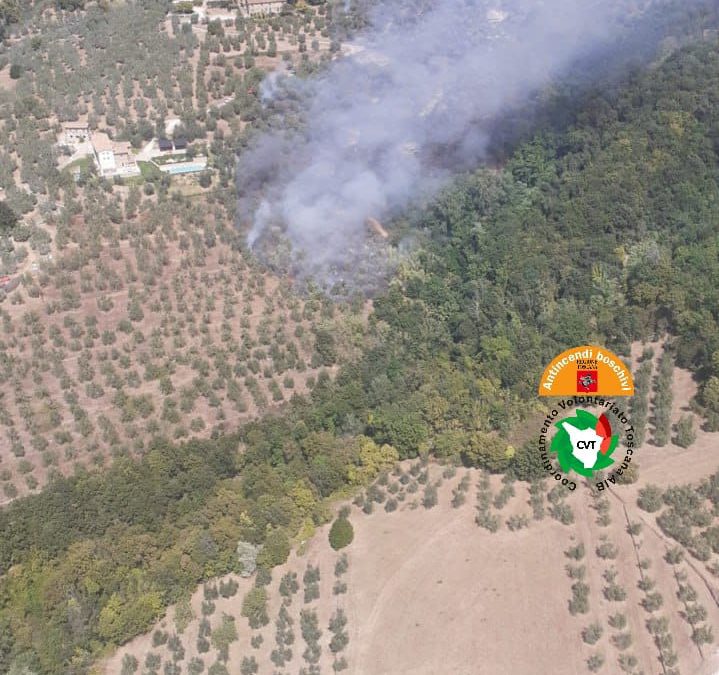 Incendi boschivi in corso a Faltognano (Vinci) e Tavarnuzze (Impruneta) 
						 – www.toscana-notizie.it