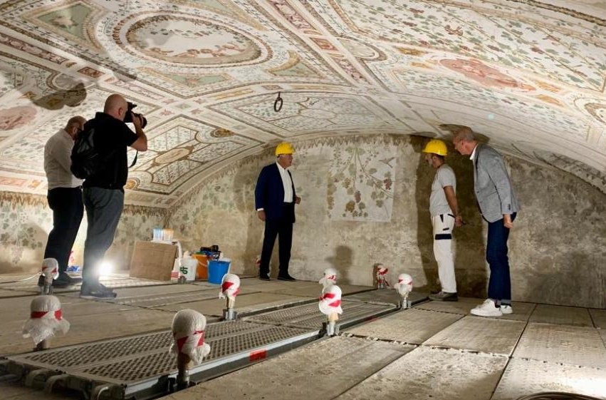 Villa di Careggi, via al recupero degli affreschi nascosti. Sopralluogo del presidente Giani 
						 – www.toscana-notizie.it